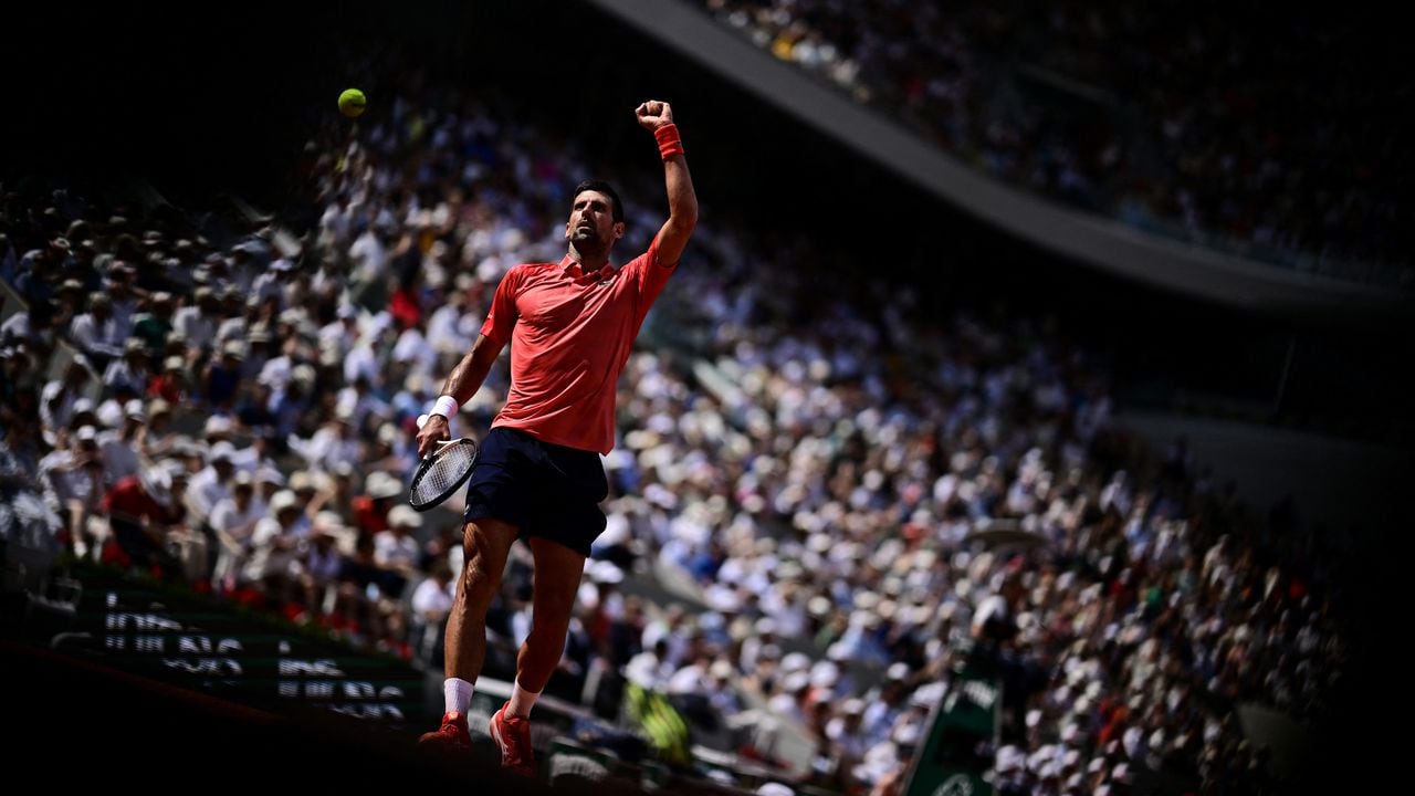Novak Djokovic, finalista en Roland Garros 2023.