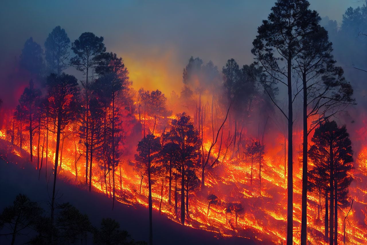 Un incendio forestal es el aire que se detiene sin planificación, sin gestión y sin control en terreno forestal o silvestre, afectando a combustibles vegetales, flora y fauna.
