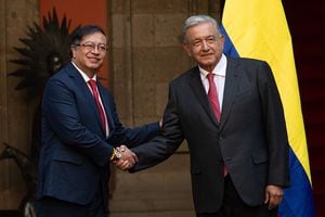 Manuel López Obrador y Gustavo Petro.