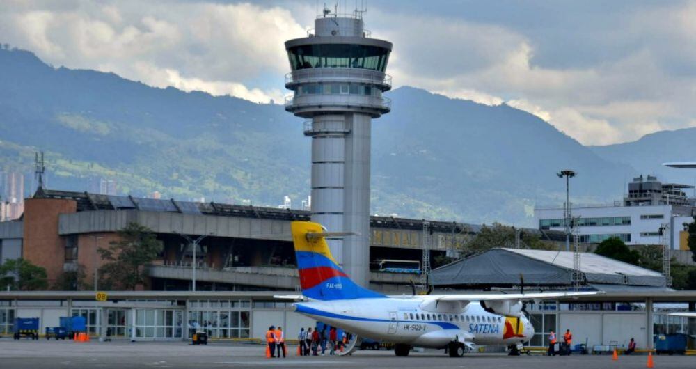 Aeropuerto Olaya Herrera de Medellín.