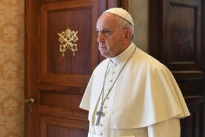El papa Francisco en una audiencia en el Vaticano este 18 de mayo.