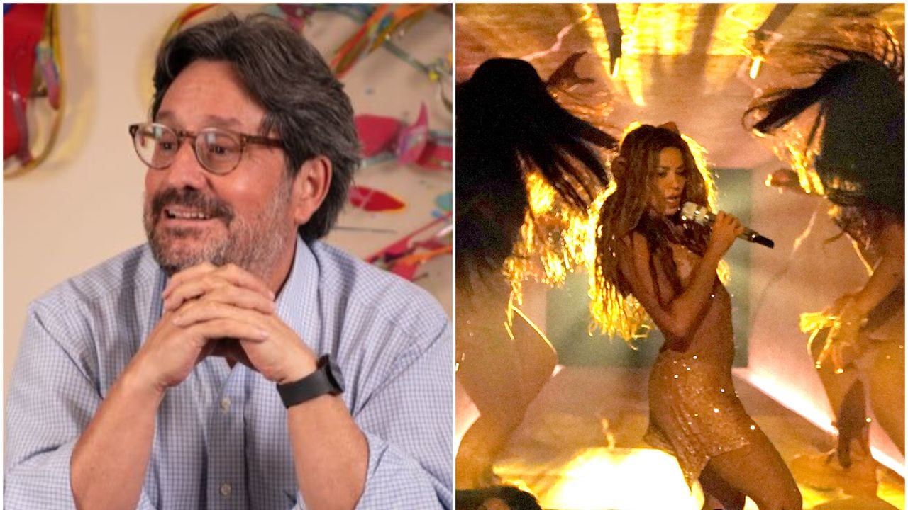 Así reaccionó ‘Pacho’ Santos a los movimientos de Shakira en los VMAs 2023