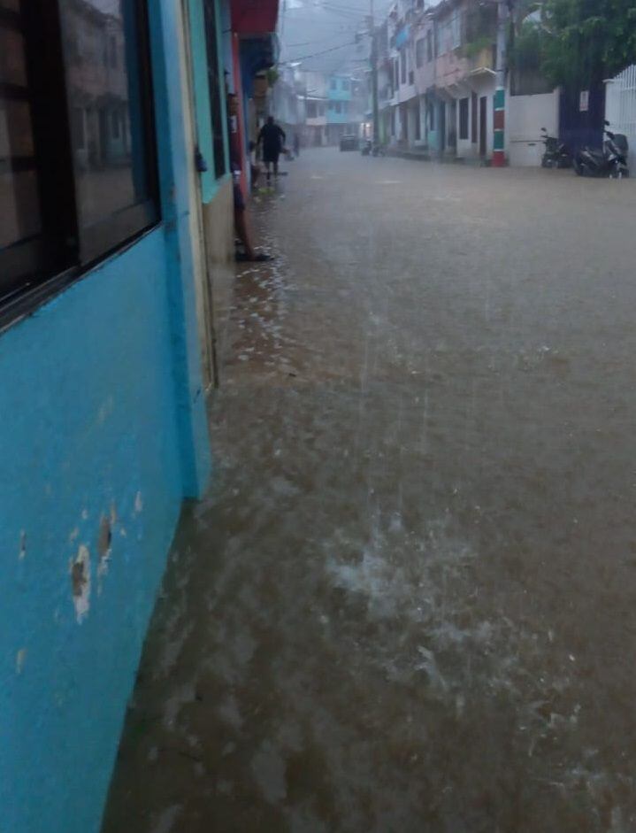 Se inundaron locales comerciales, hoteles y barrios en la isla de San Andrés