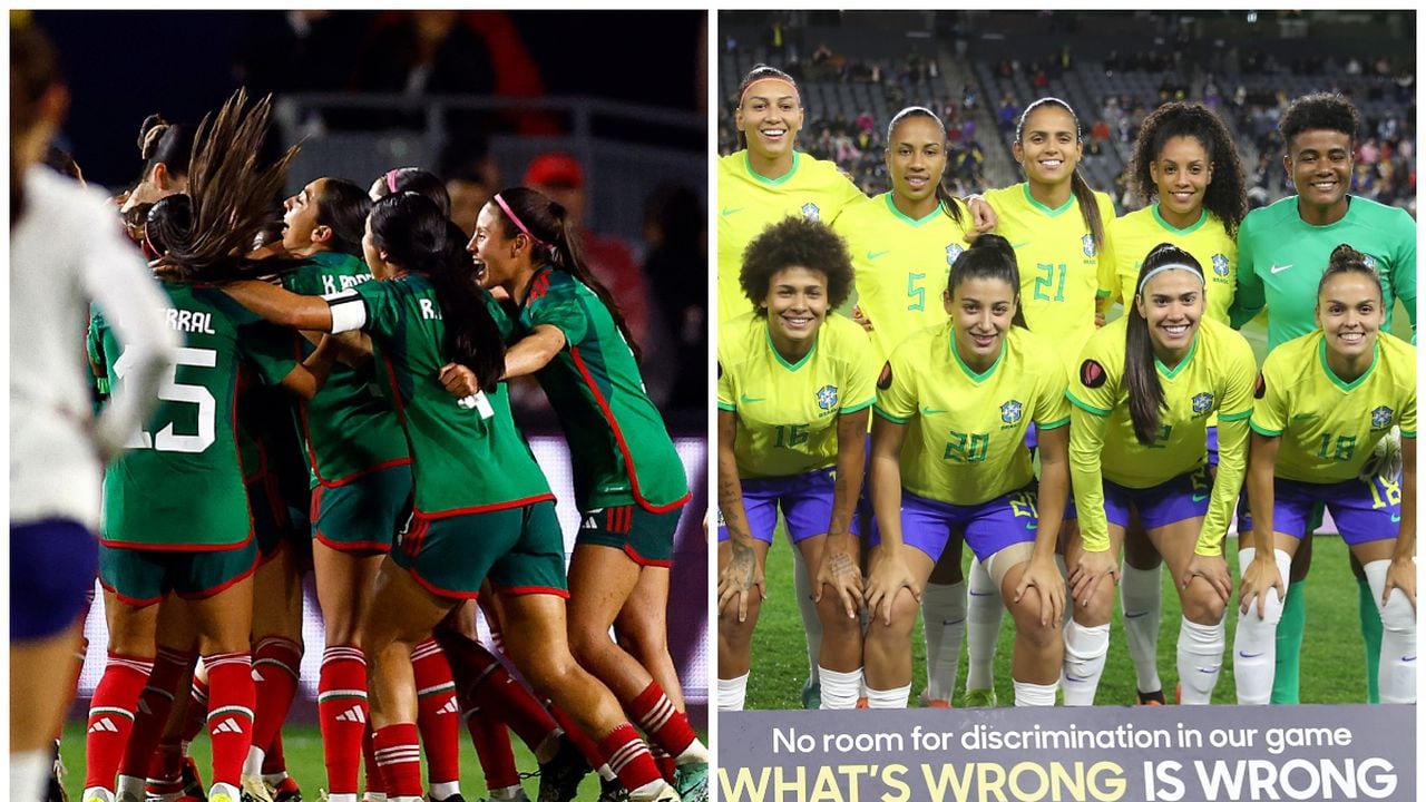 México y Brasil se enfrentan por un cupo en la final de la Copa Oro Femenina.