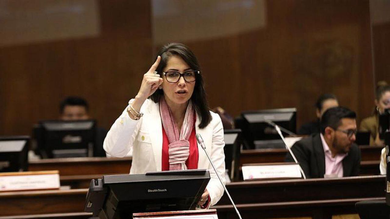 Luisa González, la nueva candidata del correísmo para las elecciones presidenciales de Ecuador.
 (Foto: @ASAMBLEAECUADOR)
