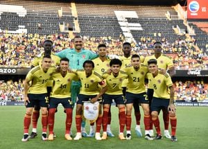 Los once inicialistas de la Selección Colombia ante Irak