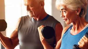 Expertos en medicina indican que los adultos mayores pueden hacer ejercicio de fuerza para retrasar la pérdida de músculo.