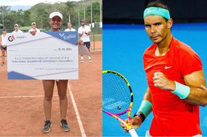 Luciana Abella Ávila entrenará una semana en la academia del reconocido tenista español, Rafael Nadal.