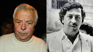 Gilberto Rodríguez Orejuela y Pablo Escobar.