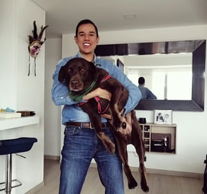 El periodista Diego Guauque recordó a su perro 'Marrón', quien falleció por causa del cáncer.