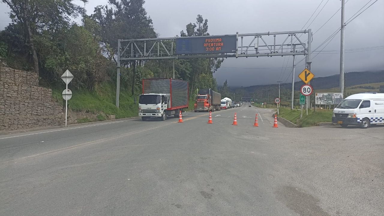 Hasta las 3:00 p.m. habrá un nuevo cierre en la vía Bogotá - Villavicencio.