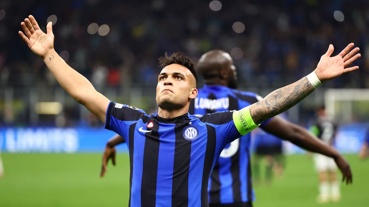 Lautaro Martínez marcó el único gol del Inter sobre el Milan, en el juego de vuelta de la semifinal de la Champions League.