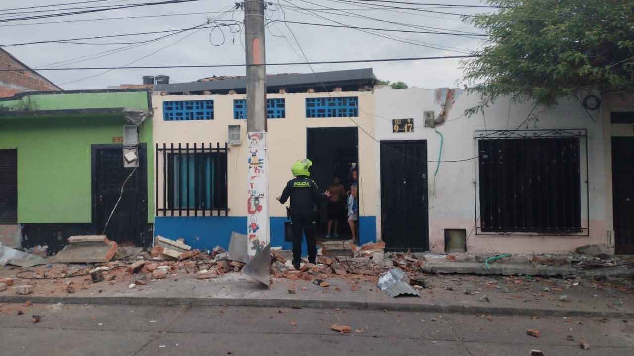 Estragos tras fuerte temblor en Colombia este viernes 19 de enero.