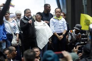 Bogotá. Junio 7 de 2023. Discurso del Presidente Gustavo Petro en la movilización del 7 de Junio. (Colprensa- Camila Diaz $