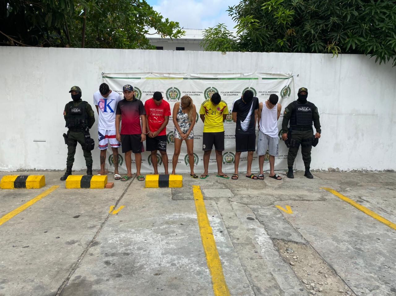 Las autoridades capturaron a siete personas presuntos miembros de la banda los Pepes del Sur