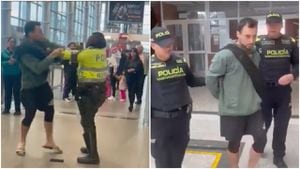 Canadiense que golpeó a policía en aeropuerto El Dorado asegura que es boxeador; además, develó por qué vino a Colombia