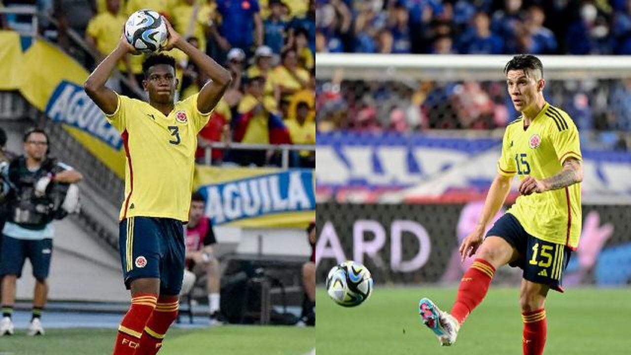 Matheus Uribe y Yerson Mosquera ya están concentrados con la Selección Colombia.