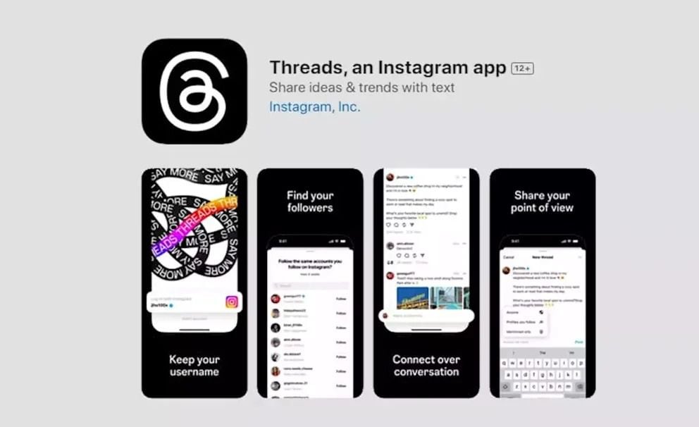 Threads es la aplicación con la que Meta buscará competirle a Twitter.