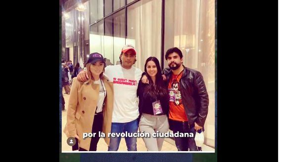 Raisa Vulgarín, candidata a la Asamblea de Ecuador, es novia del primo de Nicolás Petro, Camilo Burgos.