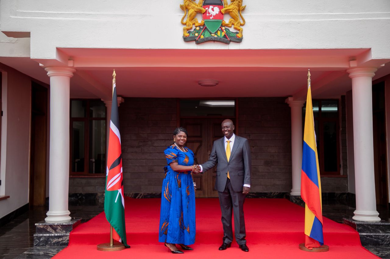 La vicepresidenta de Colombia, Francia Márquez, y el vicepresidente de Kenia, Righati Gachagua sostuvieron un encuentro en Nairobi.