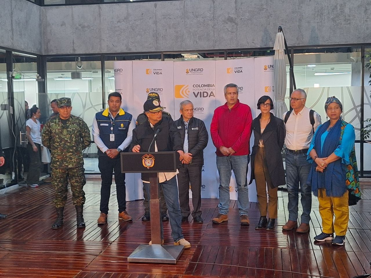 El presidente Gustavo Petro se refirió al plan de acción contra los incendios forestales en Colombia.