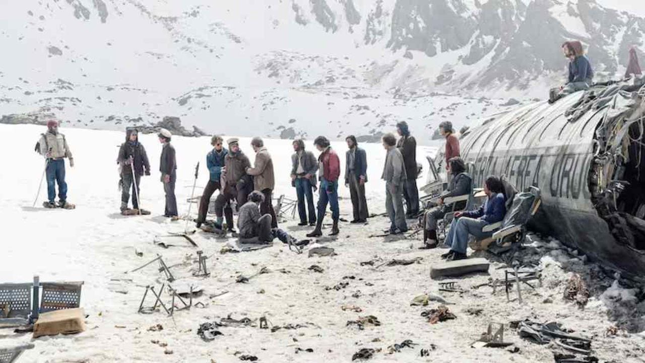 Durante el rodaje de 'La sociedad de la nieve' la tecnología fue un papel clave para crear escenarios altamente realistas.