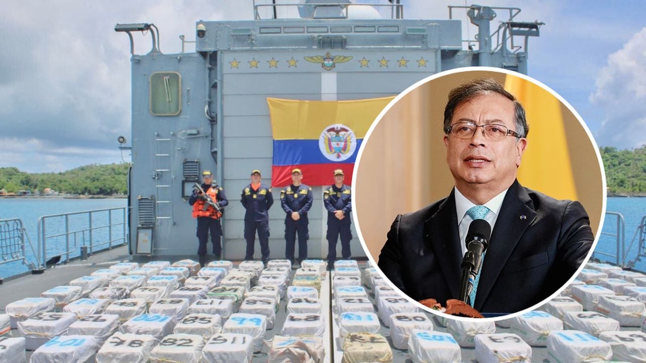 A través de X, el presidente de los colombianos celebró este fuerte golpe de la Fuerza Pública contra el narcotráfico.