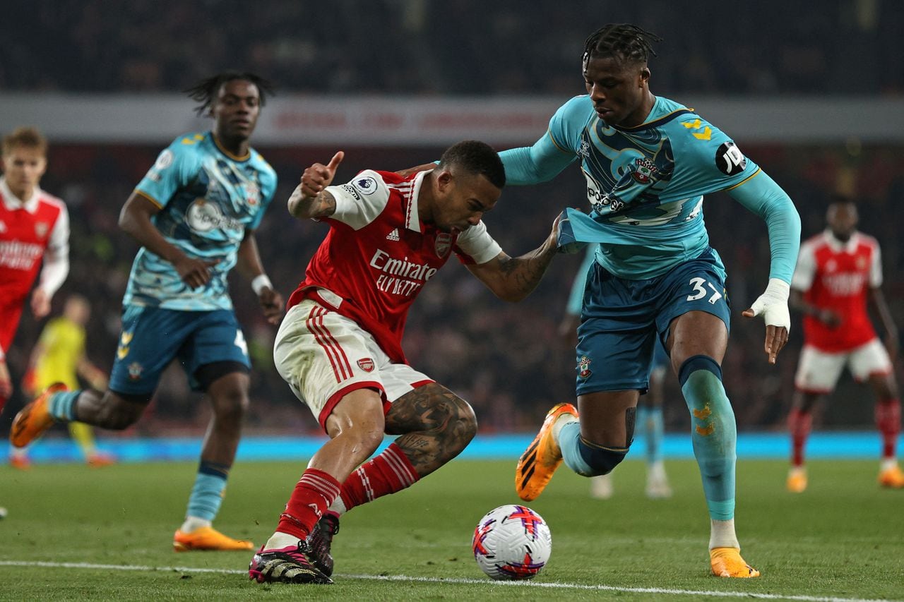 Arsenal empató con con Southampton en la Liga Premier.
AFP / El País