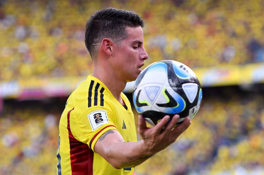 James Rodríguez es duda para el juego ante Ecuador