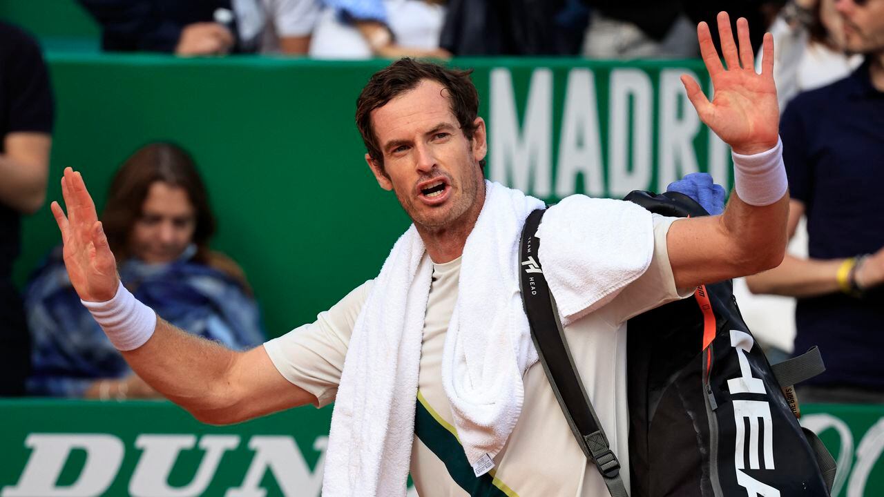 Andy Murrray, tenista británico. Foto: AFP