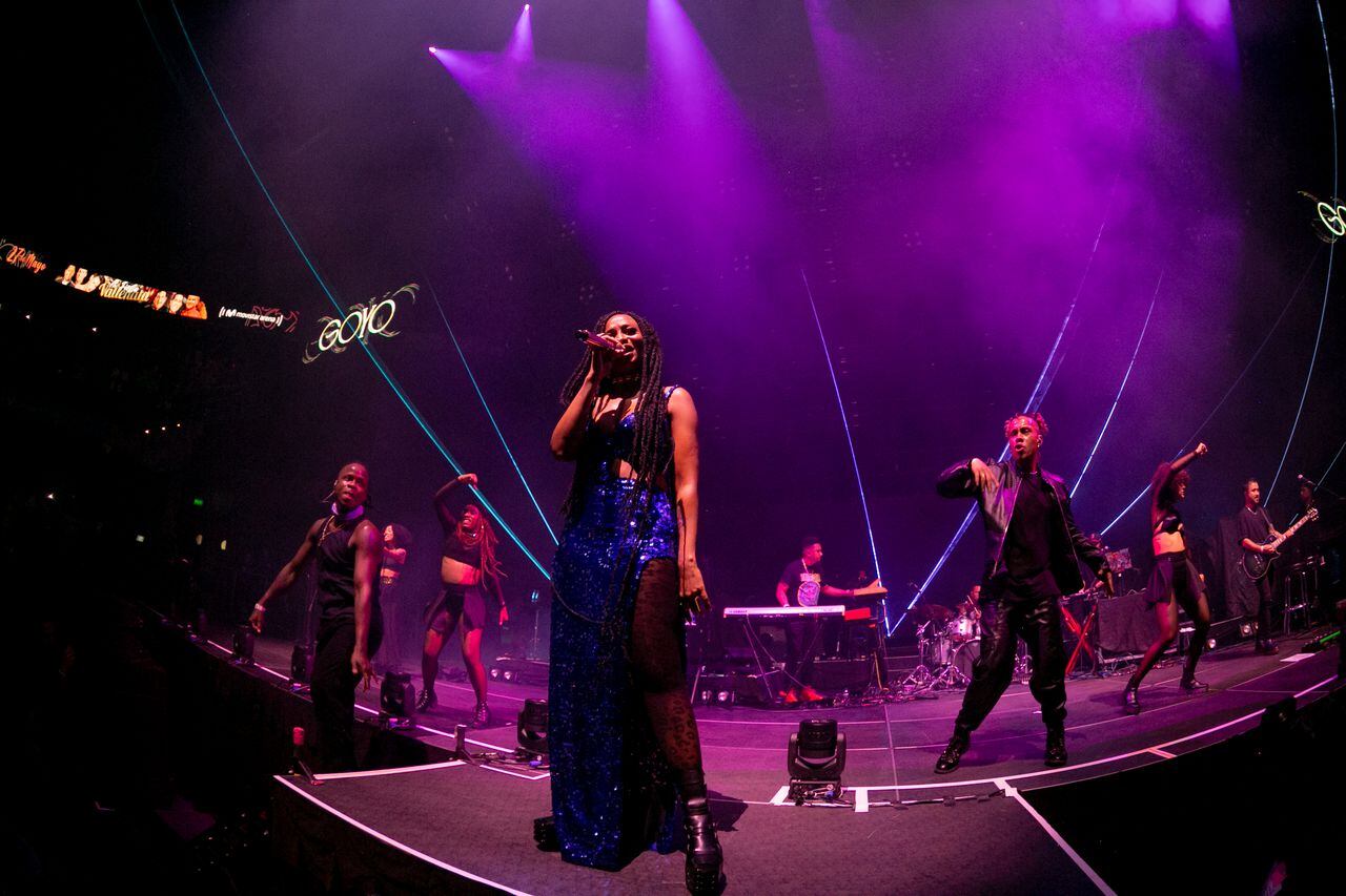 Goyo en el concierto de Alicia Keys en Bogotá el 11 de mayo de 2023