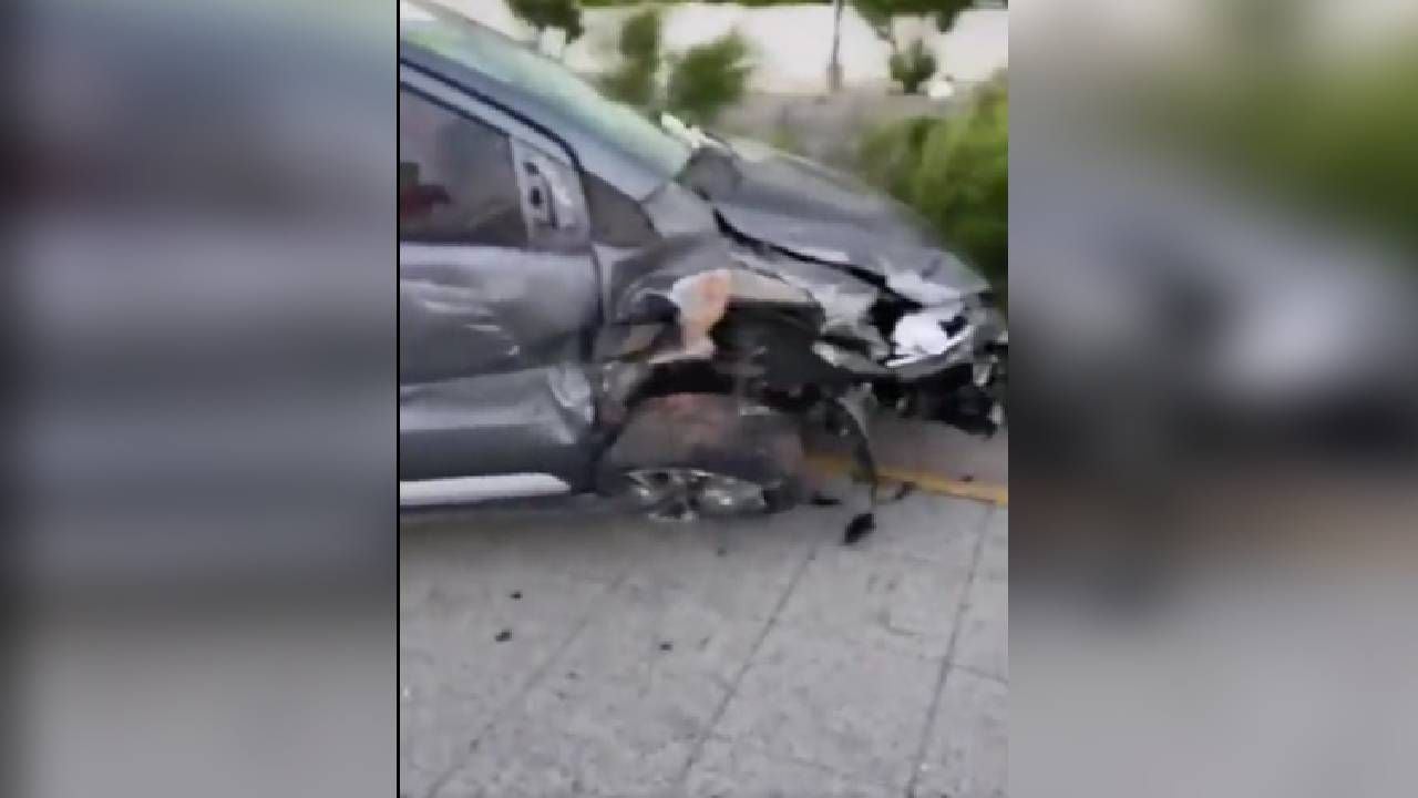 Hombre condujo vehículo con imprudencia y causó accidente en Argentina. Foto Twitter @loleaguilar.