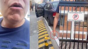 Hombre agredió a mujer que le reclamó por estacionar mal su vehículo en Bogotá.
