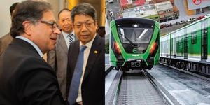 El presidente Gustavo Petro se reunió en China con la empresa encargada de la construcción del Metro de Bogotá.