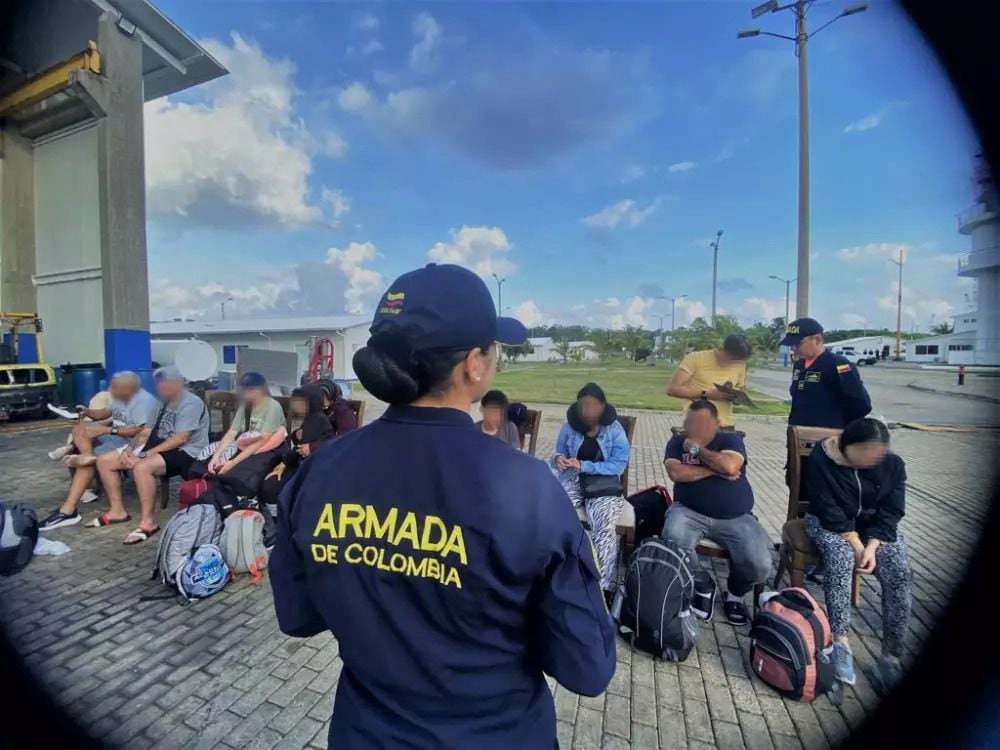 Rescate de migrantes en San Andrés