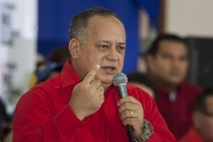 Diosdado Cabello, vicepresidente del Partido Socialista Unido de Venezuela (PSUV) y diputado.