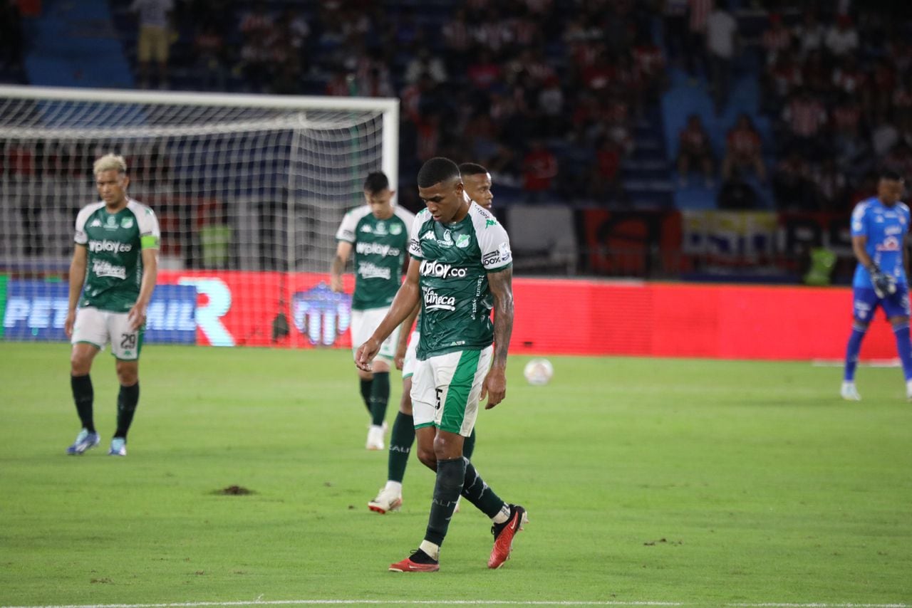 Imagen del partido entre Junior de Barranquilla y Deportivo Cali por la fecha 2 del cuadrangular semifinal del Grupo A.