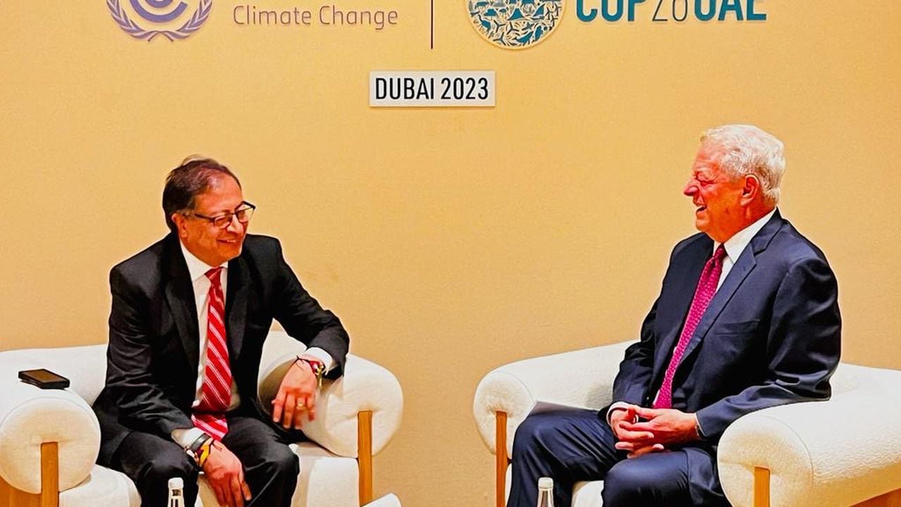 Presidente Gustavo Petro y AL Gore