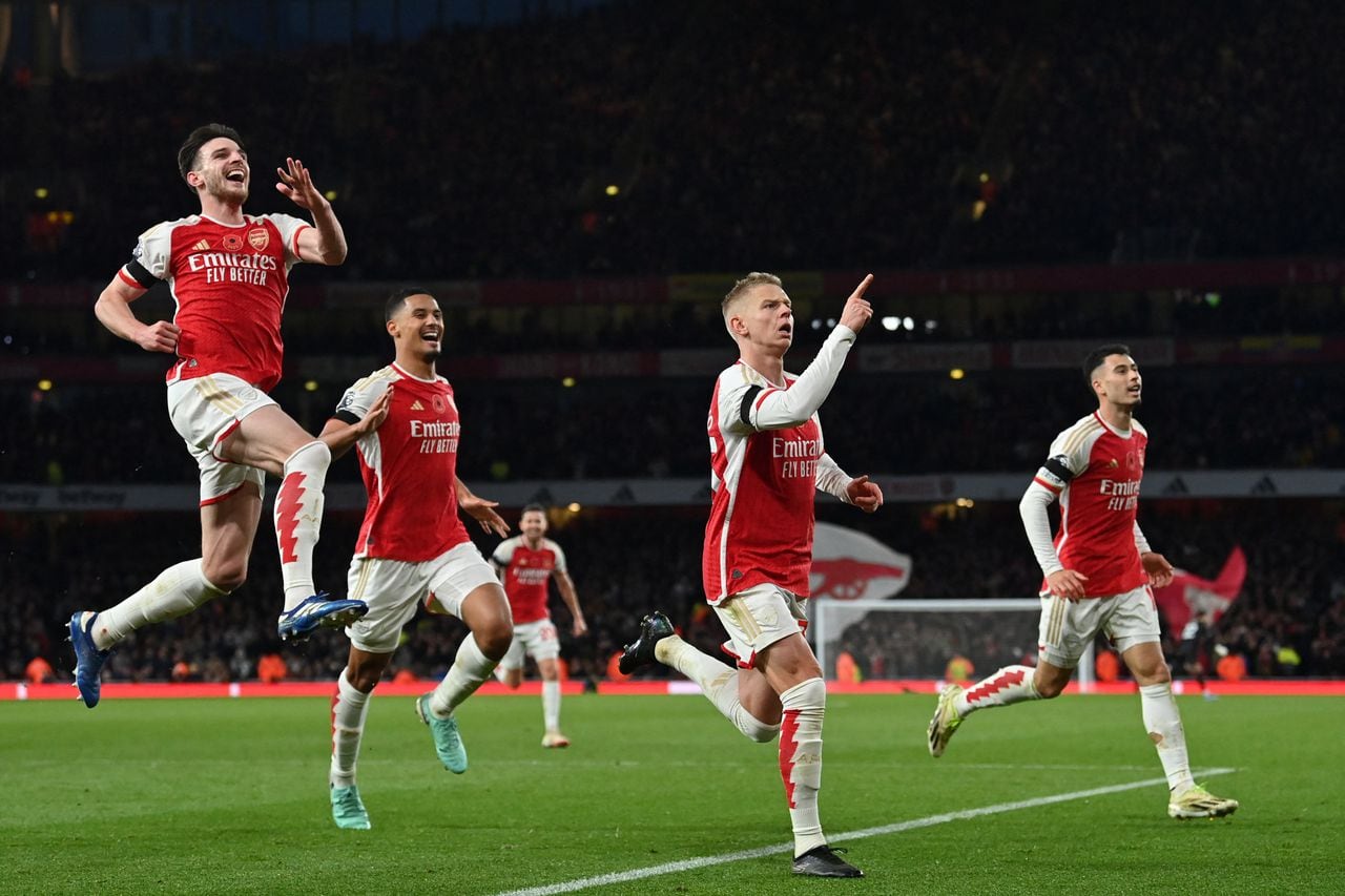 Arsenal venció al Burnley en el Emirates Stadium de Londres el 11 de noviembre de 2023.