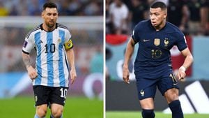Lionel Messi y Kylian Mbappé se enfrentaron en la final del Mundial Qatar 2022.