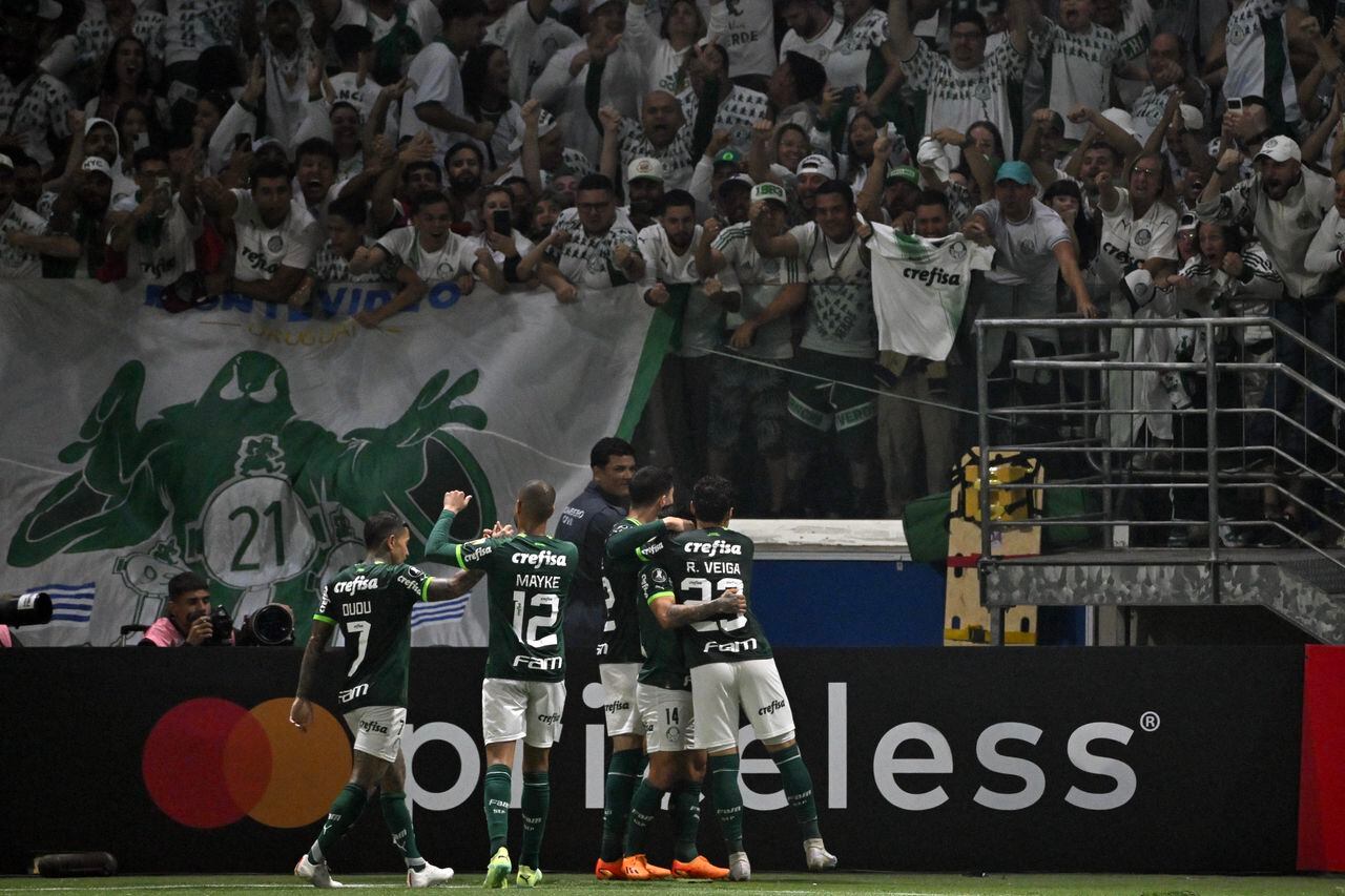 La afición de Palmeiras es una de las más grandes en el fútbol de Brasil.