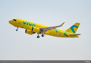 La aerolínea Viva Air.