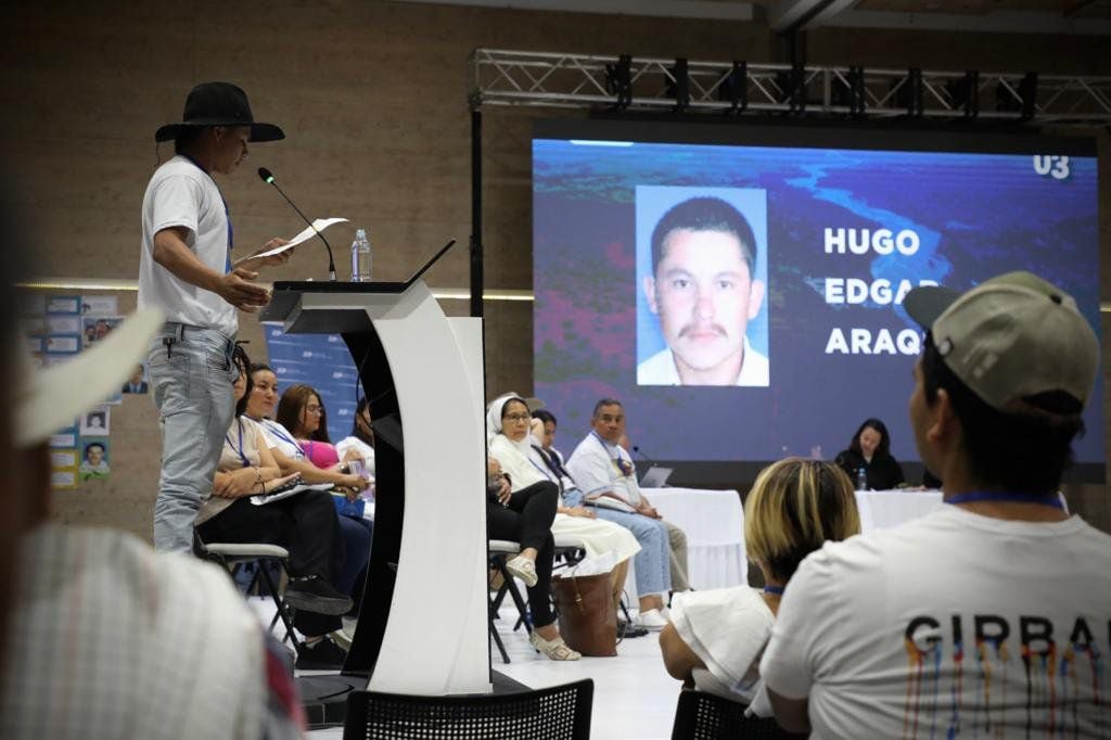 Esteban Araque, hijo de Hugo Édgar Araque, víctima de falsos positivos.
