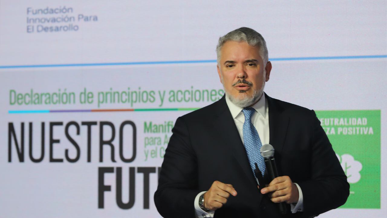 Ex presidente Iván Duque Márquez Lanzamiento Fundación para la Innovación para el Desarrollo