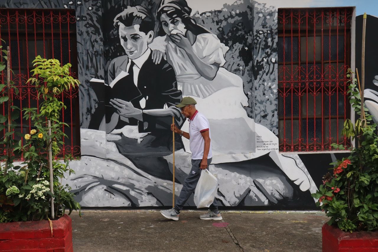 Mural del cine caleño en San Antonio