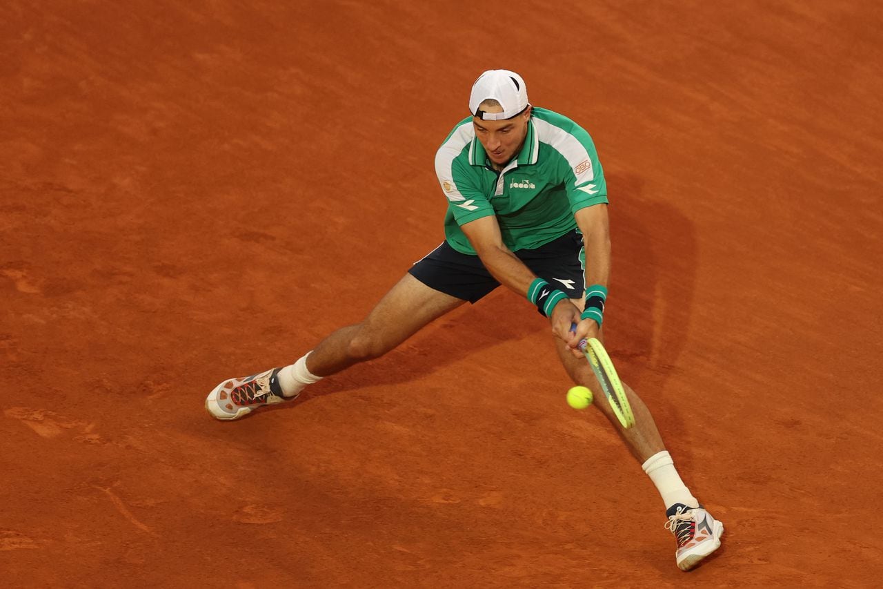 Jan-Lennard Struff, tenista alemán. Foto: AFP
