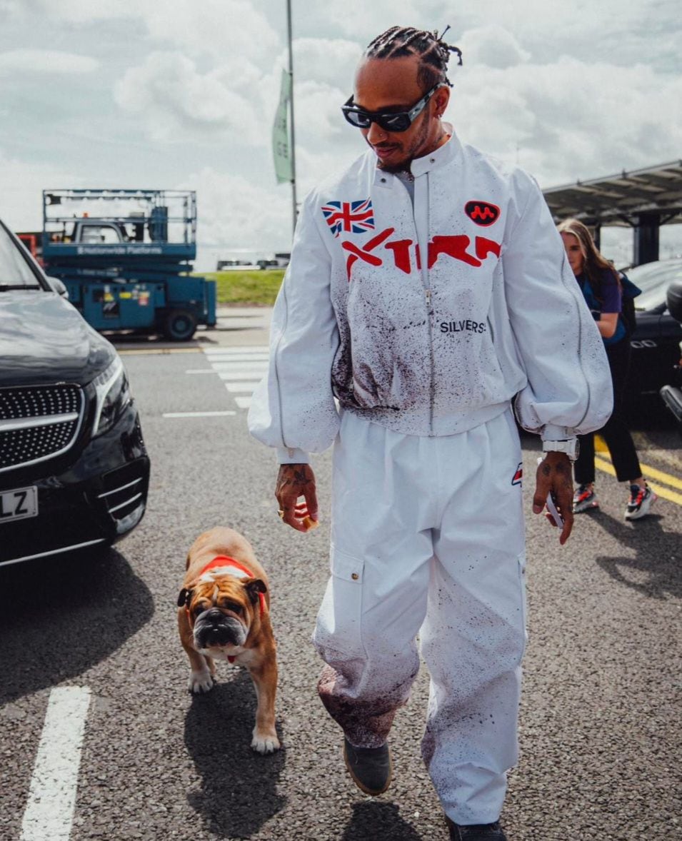 Lewis Hamilton preparando el GP de Gran Bretaña