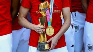 Trofeo Copa Mundial Femenina.