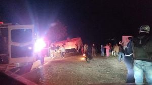Bus del Sena se accidentó en la vía Zipaquirá - Pacho