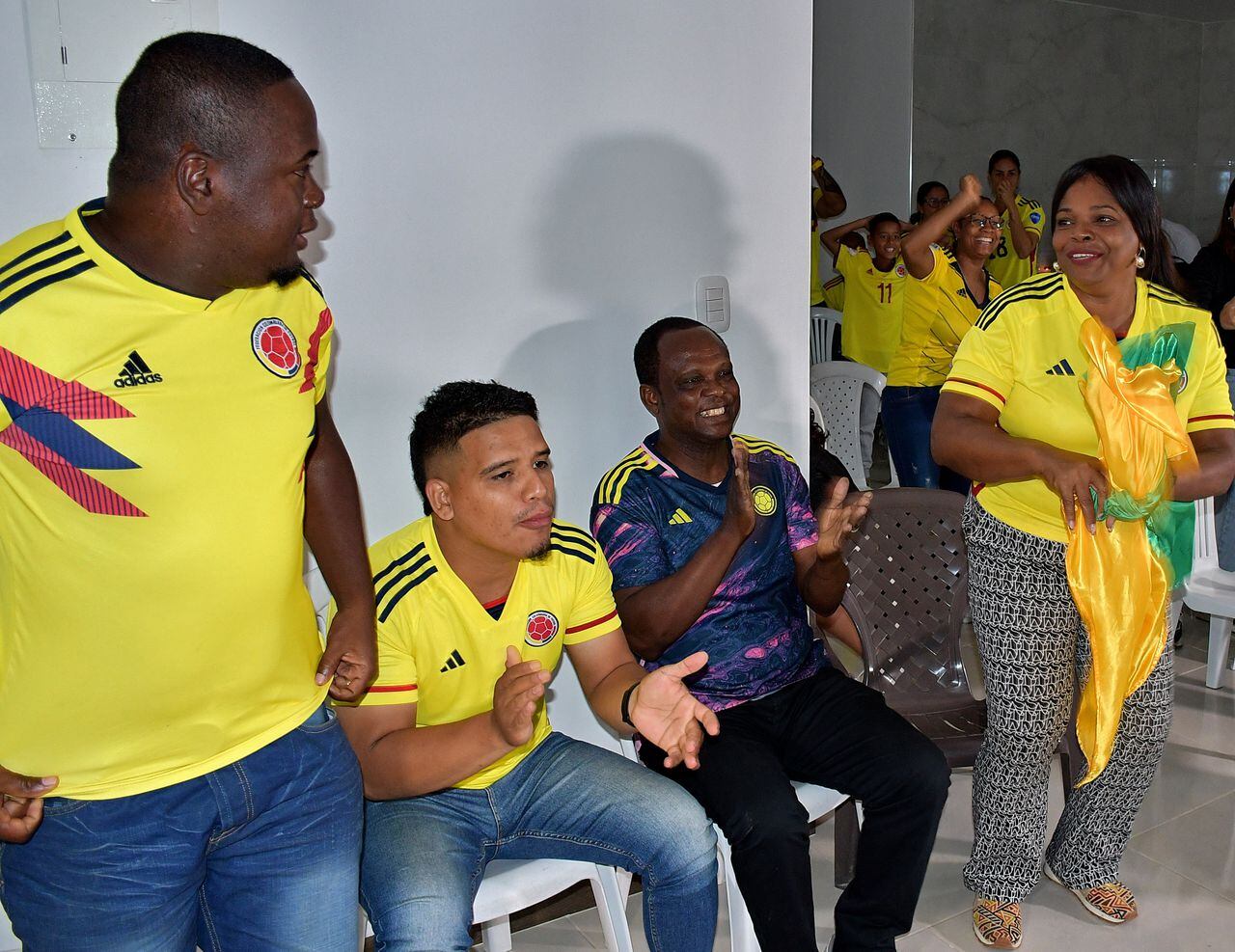 Las reacciones de la familia de Linda Caicedo luego del encuentro Colombia vs Marruecos. El país Acompaño a sus padres Herlinda y don Mauro Caicedo a vivir este partido de su hija en el mundial Femenino de futbol.